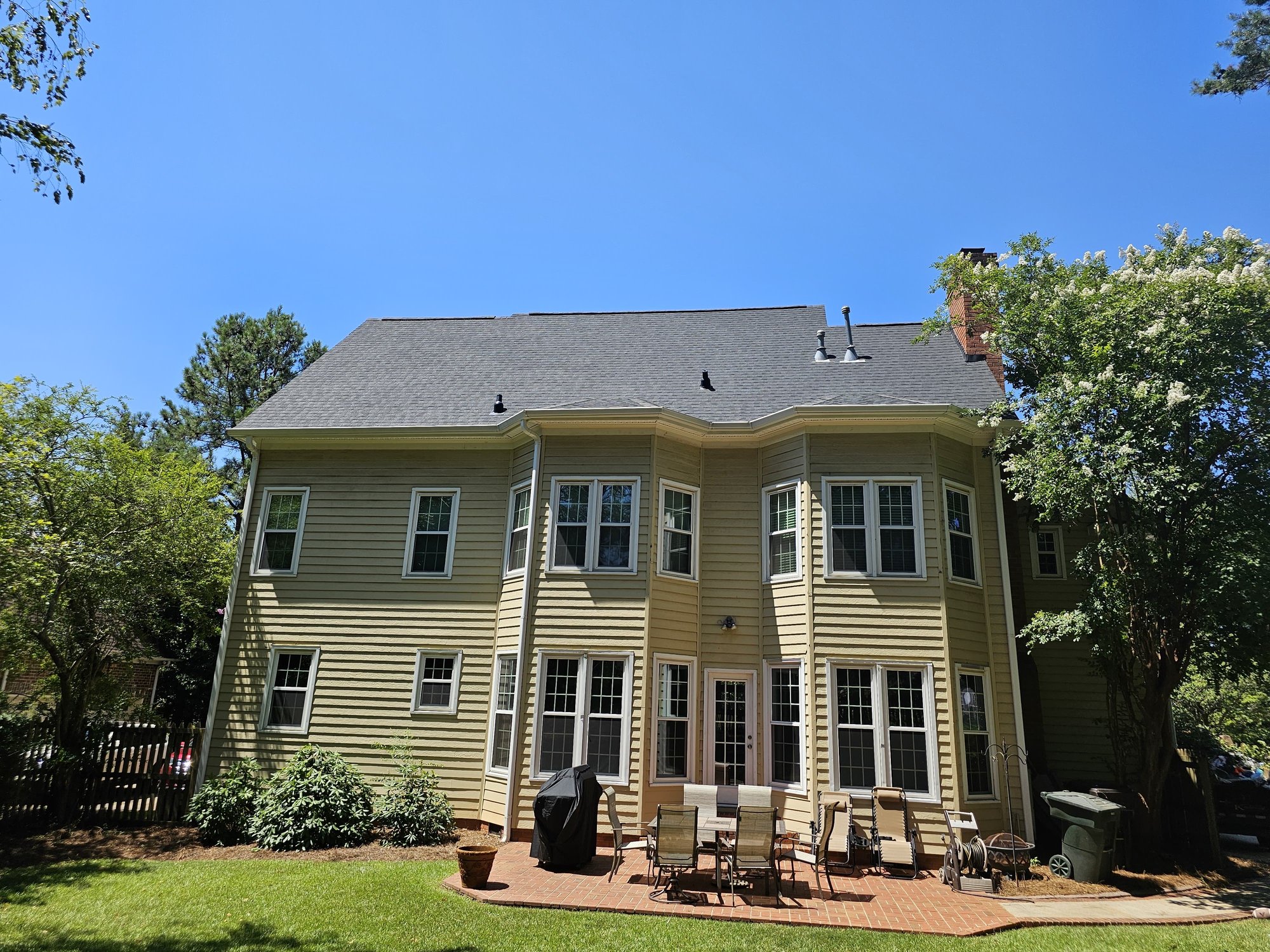 Large-home roof replacement finished by D&S Roofing and Restoration